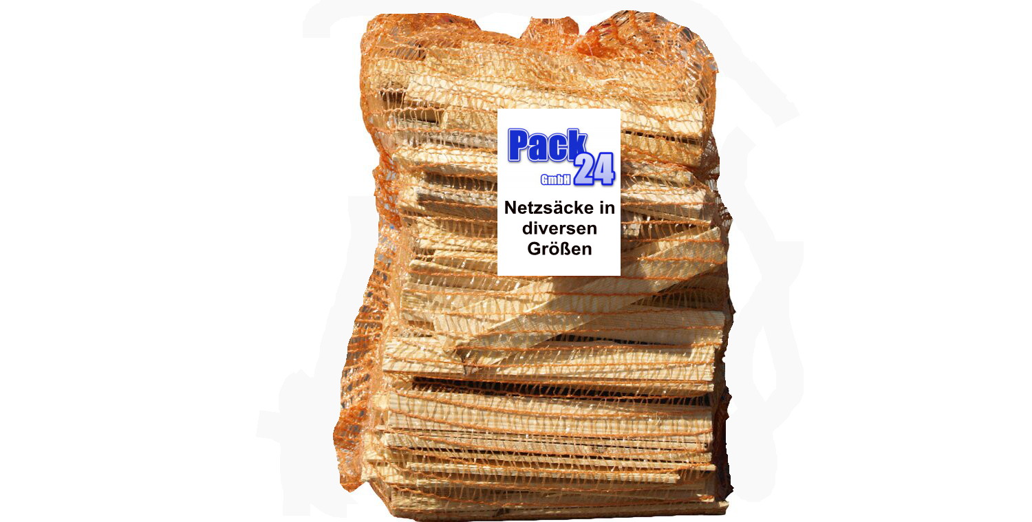 Netzsack für Brennholz